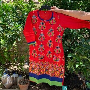 Tradition red Indian kuta